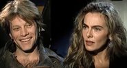 Bruna se assusta com afirmação feita por Bon Jovi durante entrevista no "Gente de Expressão" - Divulgação / Manchete