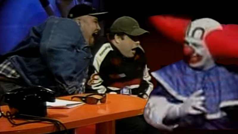 João Gordo, Sérgio Mallandro e Bozo em programa da MTV