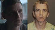 Personagem Charles Cullen, interpretado por Eddie Redmayne em 'O Enfermeiro da Noite', e o assassino em série real - Reprodução/Netflix / Getty Images