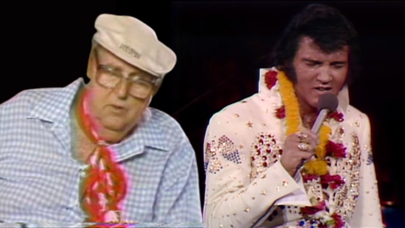 Elvis e Tom Parker em montagem - Divulgação / YouTube / ABC News / Elvis Presley