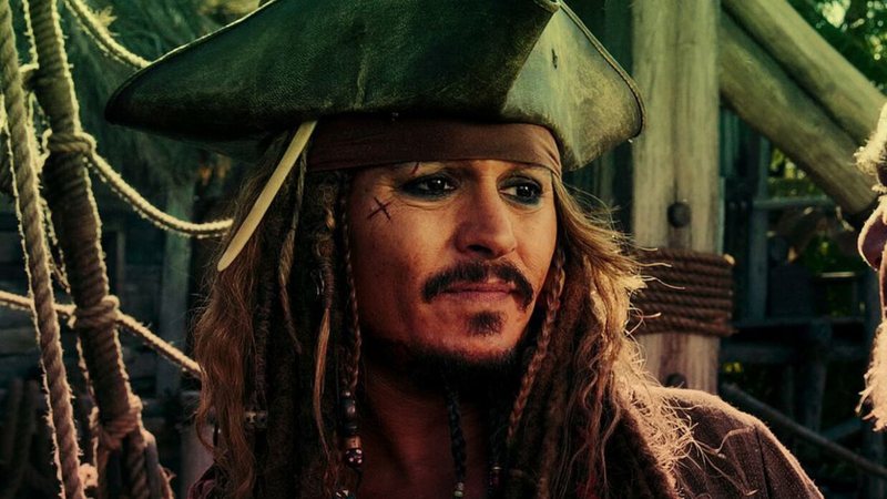 Johnny Depp em  'Piratas do Caribe' - Divulgação/Disney