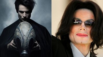 Á esquerda Imagem promocional da série 'Sandman' e Imagem de Michael Jackson - Divulgação / Netflix e Foto de Carlo Allegri na GettyImages