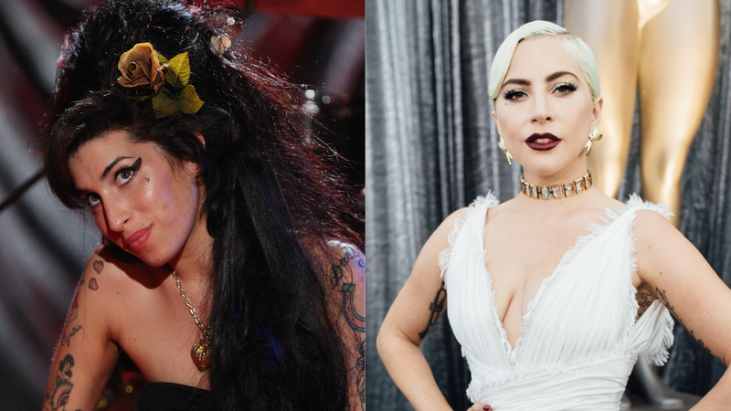 Amy Winehouse e Lady Gaga - Getty Images