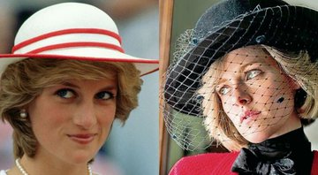 Imagem da princesa Diana ao lado de Kristen Stewart caracterizada para o filme 'Spencer' - Getty Images / Divulgação/NEON