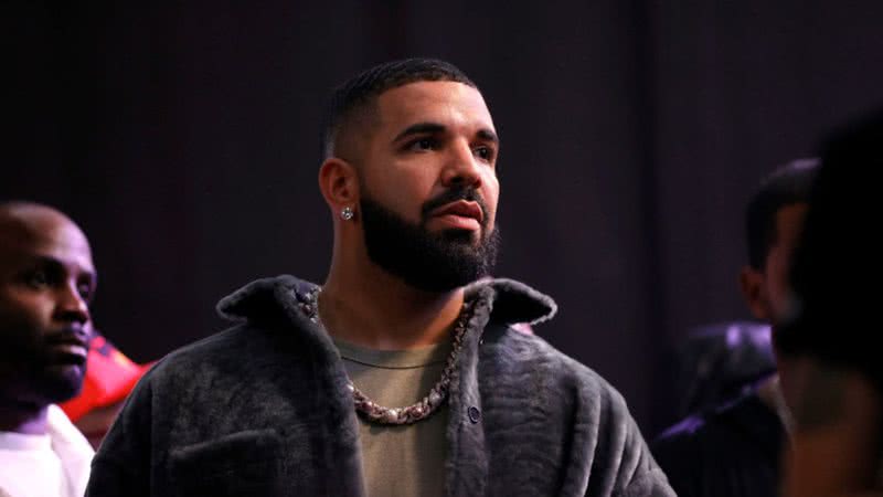 Drake em evento, em outubro de 2021 - Getty Images