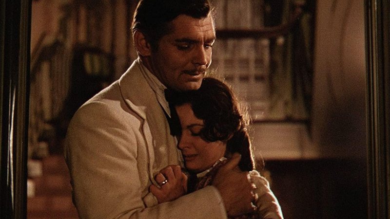 O casal principal do filme, Clark Gable e Vivien Leigh - Divulgação- Warner Home Video