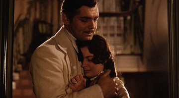 O casal principal do filme, interpretados por Clark Gable e Vivien Leigh - Divulgação/Warner Home Video