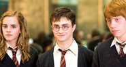 Os protagonistas da saga: Hermione, Harry e Ronald - Divulgação