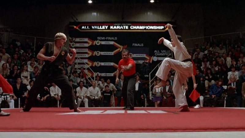 Clímax do filme Karate Kid: A Hora da Verdade - Divulgação - Columbia Pictures