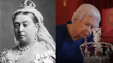 Rainha Vitória e Elizabeth II em montagem - Domínio Público e Reprodução/Vìdeo