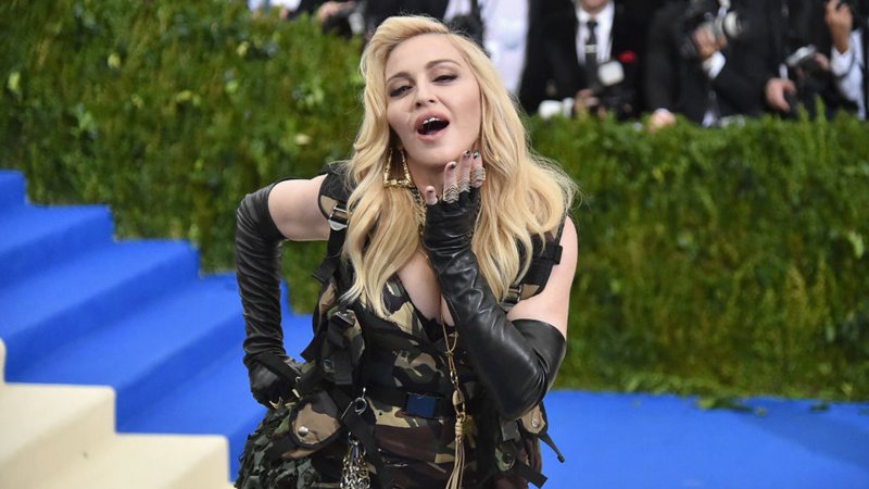 Madonna durante evento, em Nova York - Getty Images