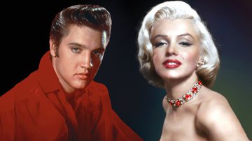 Elvis e Marilyn Monroe em montagem - Divulgação / Klimbim