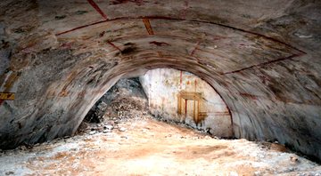 A câmara secreta encontrada em 2019 - Divulgação/2019/Parque Arqueológico do Coliseu
