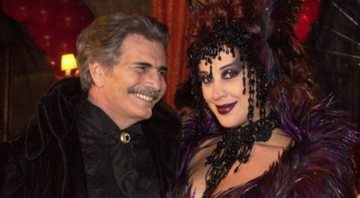 Claudia Raia e Tarcísio Meira em 'O Beijo do Vampiro' (2002) - Divulgação/TV Globo