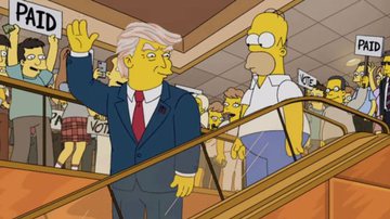 Episódio de 'Os Simpsons' mostrando Donald Trump e Homer Simpson juntos - Divulgação/ 21st Century Fox