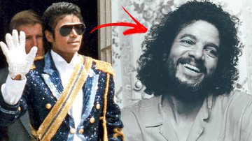 Montagem com Michael Jackson em 1984 e em retratação do artista - Domínio Público / White House / Jack Kightlinger - Divulgação / Alper Yesiltas