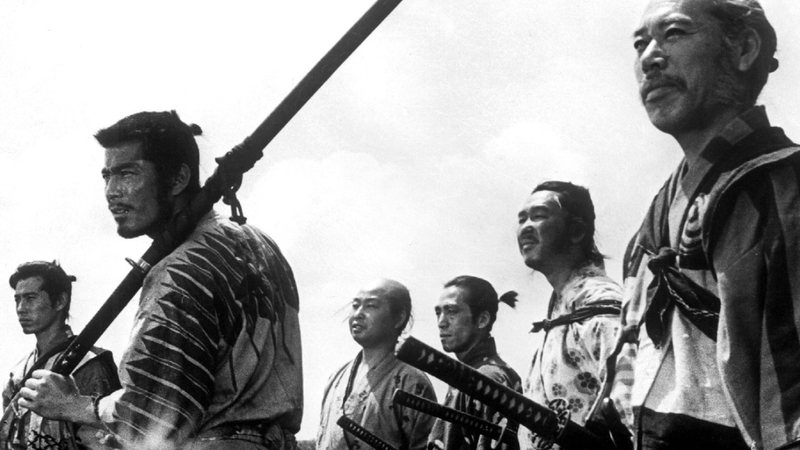 Cena de Os Setes Samurais (1954) - Divulgação