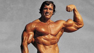 Fotografia antiga de Schwarzenegger, na época em que competia pelo Mr. Olympia - Divulgação / Iron Man Magazine