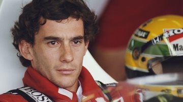 Ayrton Senna, piloto brasileiro de Fórmula 1 que faleceu em acidente durante corrida, em 1994 - Getty Images