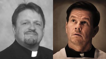 Padre Stuart Long: Realidade e ficção - Reprodução/ Diocese of Helena e Sony Pictures