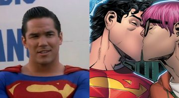 Joe beija Jay em ilustração de Superman: Son of Kal-El - Divulgação / DC Comics