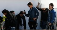Tom Cruise durante gravação cinematográfica - Getty Images