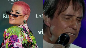 Á esquerda Xuxa Meneghel e à direita Roberto Carlos - Getty Images e Reprodução / Vídeo