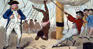 Exemplo clássico da violência escravocrata, John Kimber tortura uma escrava - Getty Images
