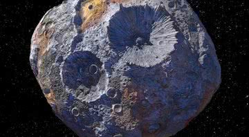 O asteroide 16 Psique - Divulgação/ NASA