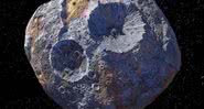 O asteroide 16 Psique - Divulgação/ NASA