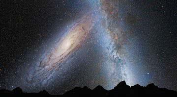 Imagem ilustrativa de galáxia Andrômeda. - Divulgação/Pexels