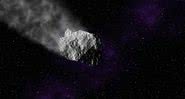 Imagem ilustrativa de asteroide em movimento - Foto de Buddy_Nath no Pixabay