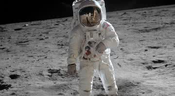 Astronauta Buzz Aldrin na Lua - Divulgação/NASA