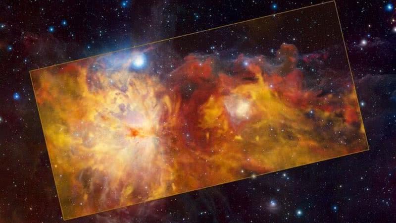 Na imagem, a nebulosa da Chama, que está a 1,3 mil anos-luz da Terra - Divulgação / ESO