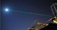 Foto da instalação de laser no Observatório Geofísico e Astronômico Goddard. - Divulgação/ NASA