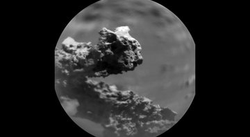 Estrutura rochosa detectada em Marte - Divulgação/ NASA / JPL-Caltech / LANL