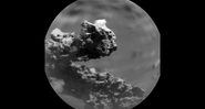 Estrutura rochosa detectada em Marte - Divulgação/ NASA / JPL-Caltech / LANL
