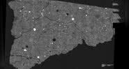 Fotografia tirada com telescópio mostrando composição do meteorito - Carnegie Institution for Science / Conel M. O’D. Alexander