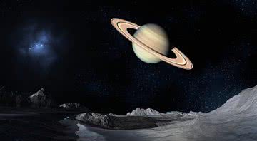 Ilustração representando Saturno - Pixabay