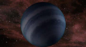 Representação de uma anã negra - Divulgação/NASA/JPL-Caltech