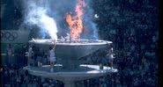 Tocha olímpica sendo acesa nos Jogos de 1988, na Coreia do Sul - Getty Images