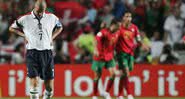 Beckham frustrado após perder o pênalti - Getty Images