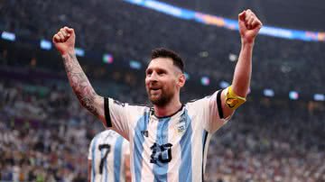 O jogador argentino Lionel Messi, na Copa do Mundo 2022 - Getty Images