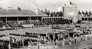 Abertura das Olimpíadas da Bélgica, em 1920 - Getty Images