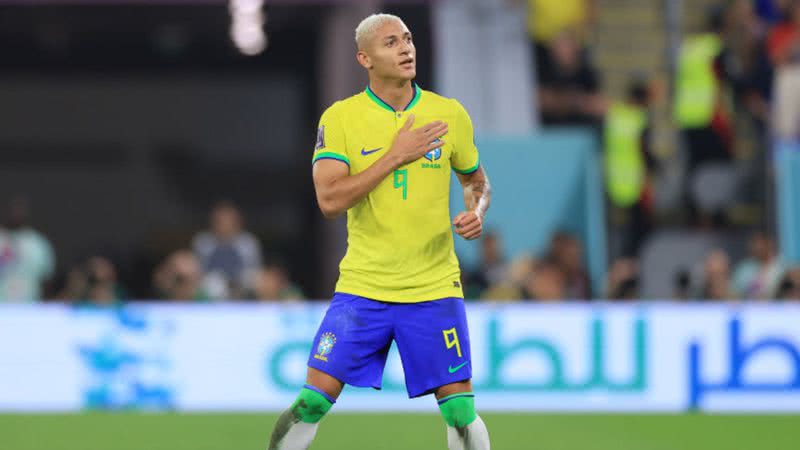 Richarlison, camisa 9 da seleção na Copa do Mundo de 2022 - Getty Images