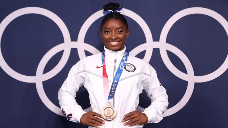 Simone Biles, nos Jogos Olímpicos de Tóquio - Getty Images