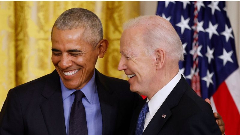 Joe Biden e Barack Obama em encontro recente