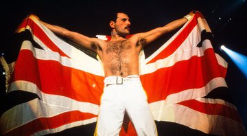 Freddie Mercury em show. - Getty Images