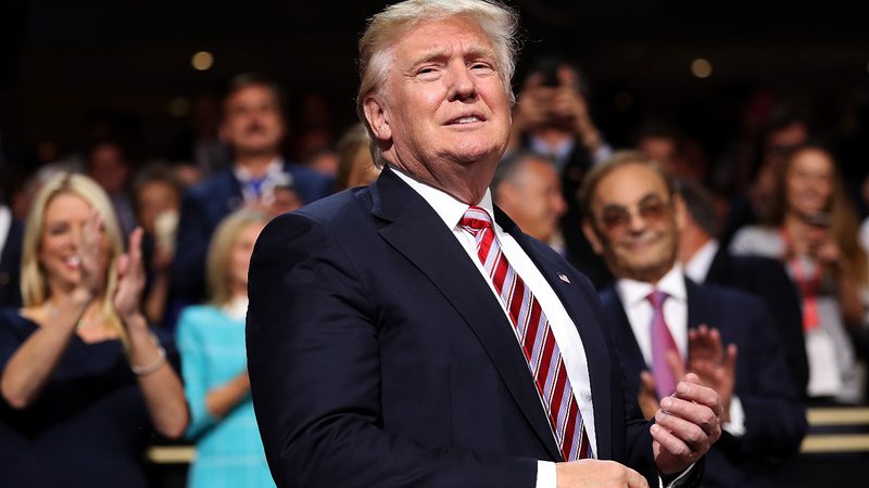 Fotografia de Donald Trump, ex-presidente dos EUA - Getty Images