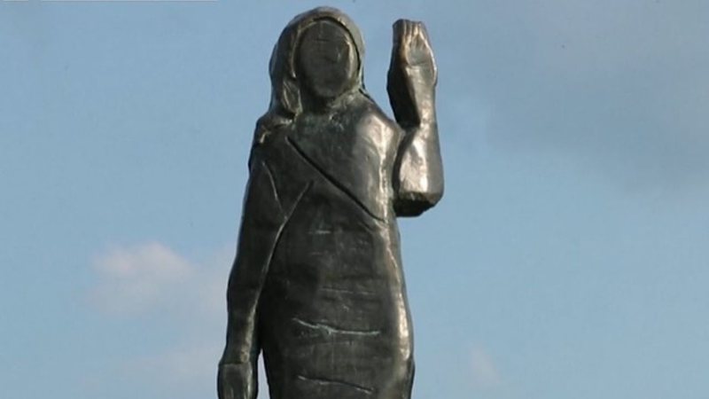 Fotografia da nova estátua de bronze em homenagem à primeira-dama dos Estados Unidos - Divulgação